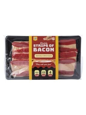 STRETCHY STRIPS OF BACON SQUISHY TOY